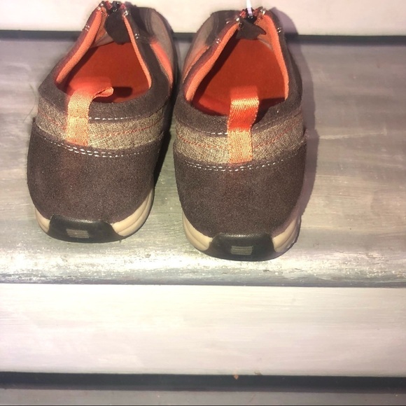 Lands end Woman’s NIB Zip Trekkers Shoes spice brown Size 8M new - Picture 7 of 9